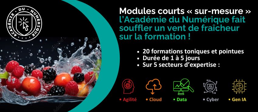 Formation&nbsp;: Découvrez la nouvelle offre modules courts « sur-mesure » de l’Académie du Numérique