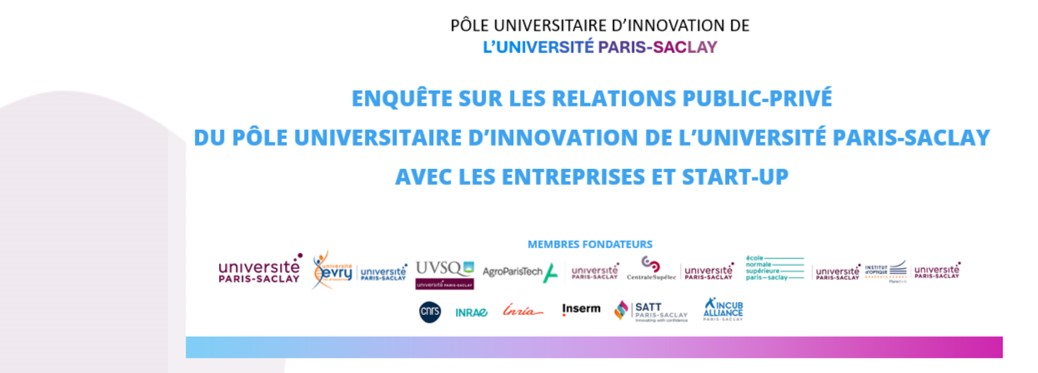 Enquête du PUI de l&rsquo;Université Paris-Saclay « Relations partenariales avec les entreprises et start-up »