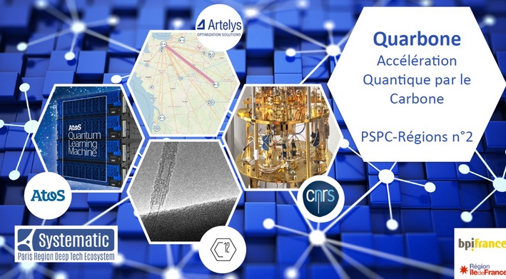 C12 QUANTUM ELECTRONICS, ARTELYS, ATOS ET LE CNRS FINANCÉS POUR LE PROJET QUARBONE
